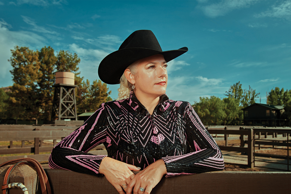 USC Norris Comprehensive Cancer Center patient Kristin Titov, pictured at a stable in San Juan Capistrano